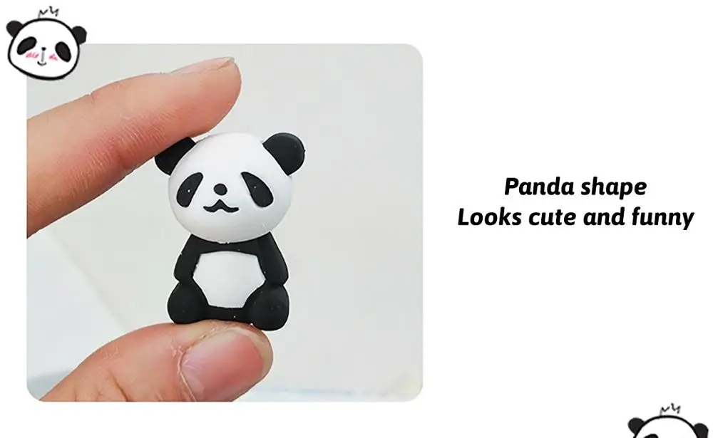 Милый ластик Панда 3D школьные принадлежности детская игрушка * 2 шт. | Канцтовары