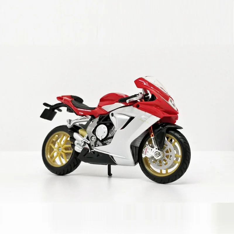 

Bburago 1/18 масштаб 1:18 MV Agusta F3 Oro 2012 Литые пластиковые модели мотоциклов для мальчиков