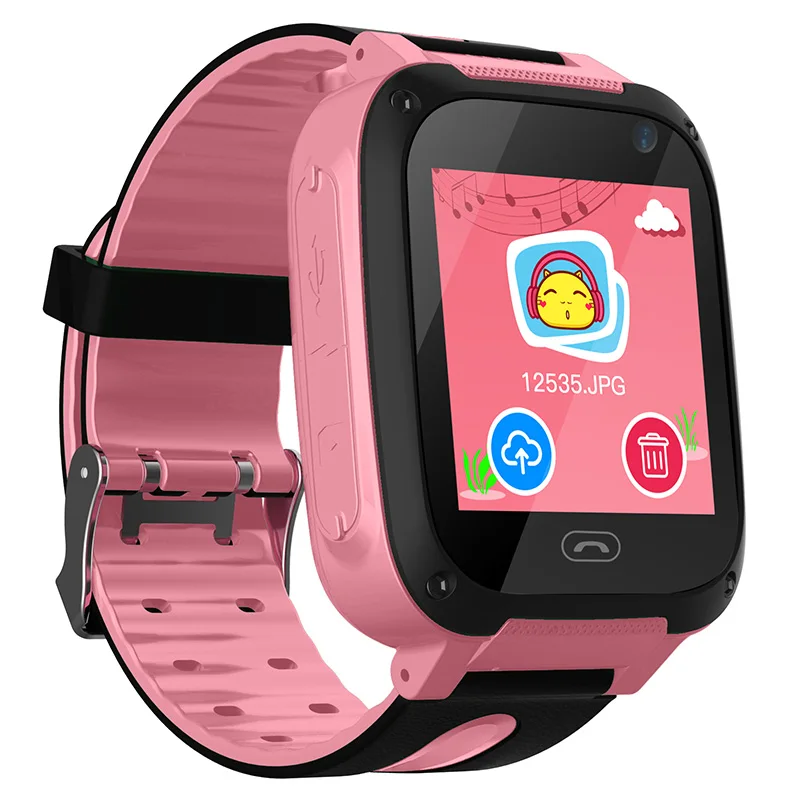 Smartwatch Pink W08 Детские Смарт-часы анти-потеря детский трекер SOS интеллектуальный мониторинг позиционирования телефон Дети Детские часы совместимые IOS/Android - Цвет: Smartwatch Pink