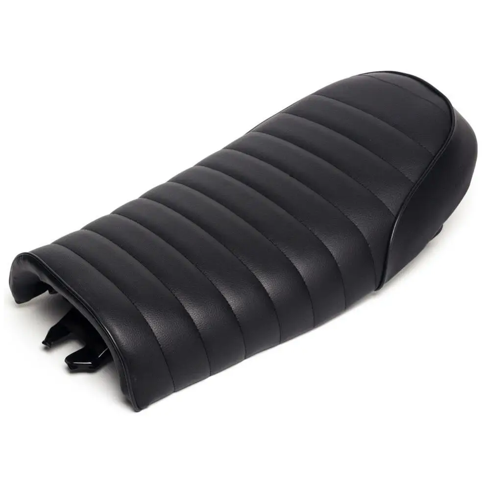 Черный мотоцикл Ретро сиденье универсальный кафе гонщик плоское Brat Седло для Yamaha