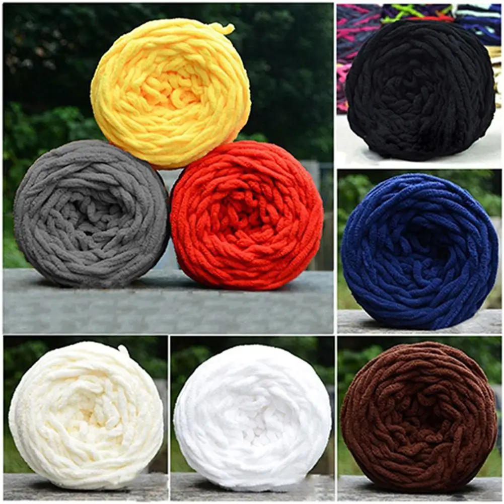 Thick Yarn Knitting Towelling Yarn Ball Knitting Crochet Craft Hand-knitting Thread