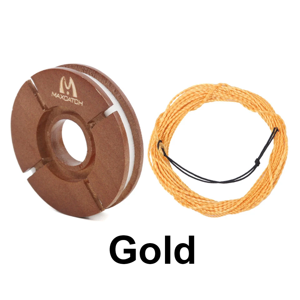 Maximumcatch 11FT/12FT/13FT Tenkara Fly Line плетеная Tenkara Fly леска с держателем для лески в комплекте - Цвет: Gold