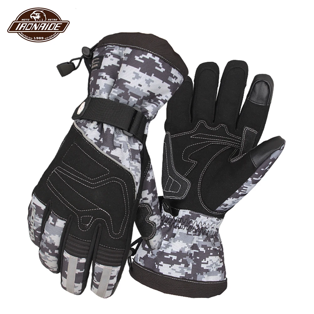 Мужские мотоциклетные перчатки SCOYCO водонепроницаемые для езды на мотоцикле с