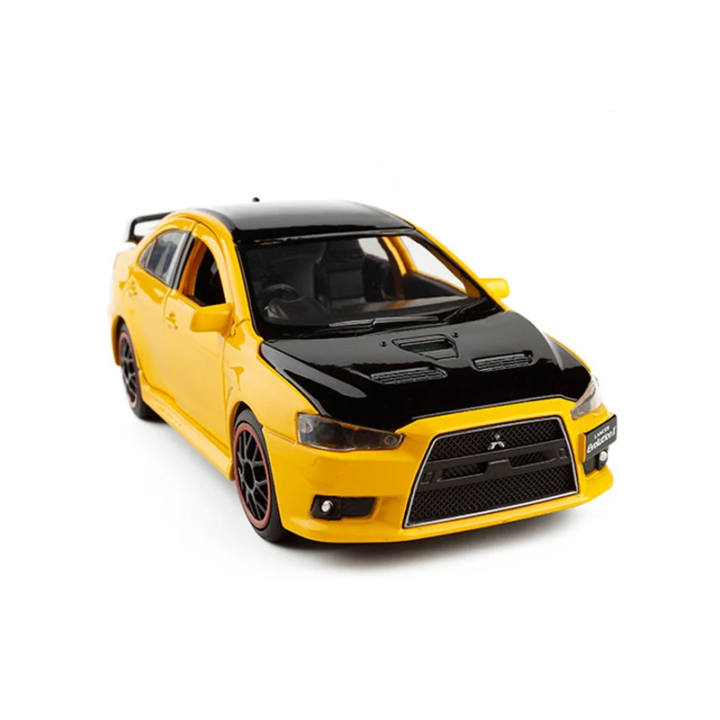 Масштаб 1/32 миниатюрная модель Lancer EVO X 10 игрушечный автомобиль литые модели