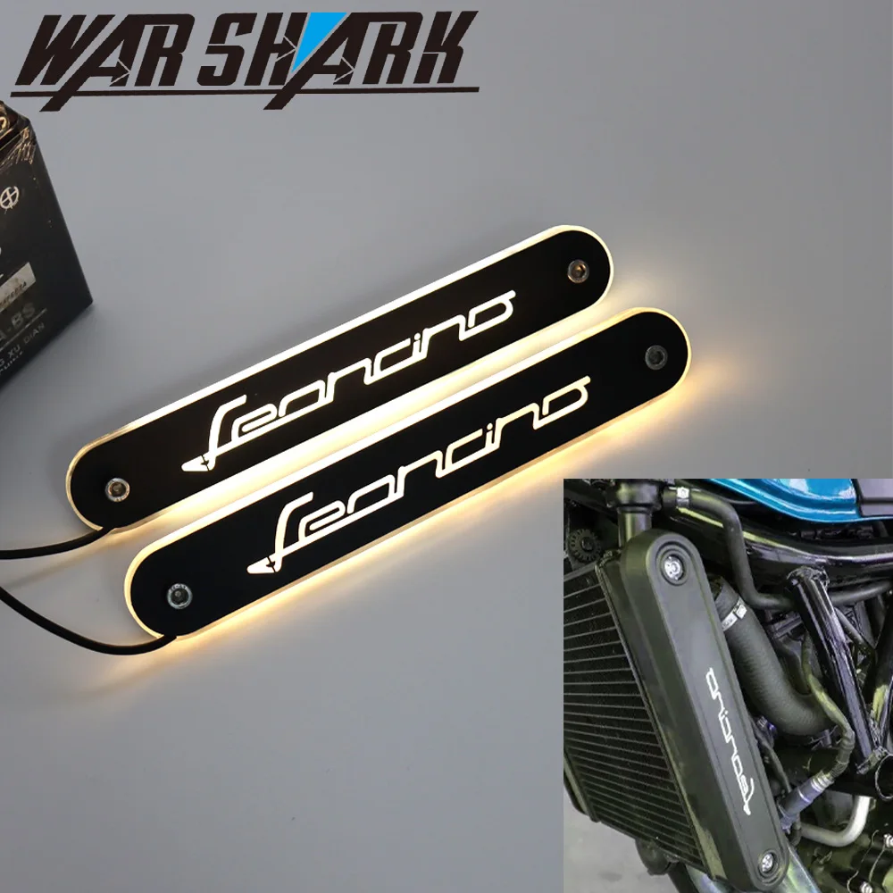 

for Benelli Leoncino 500 BJ500 Motorcycle Accessories Radiator Cooler Oil Tank Side Decorative Light Cover