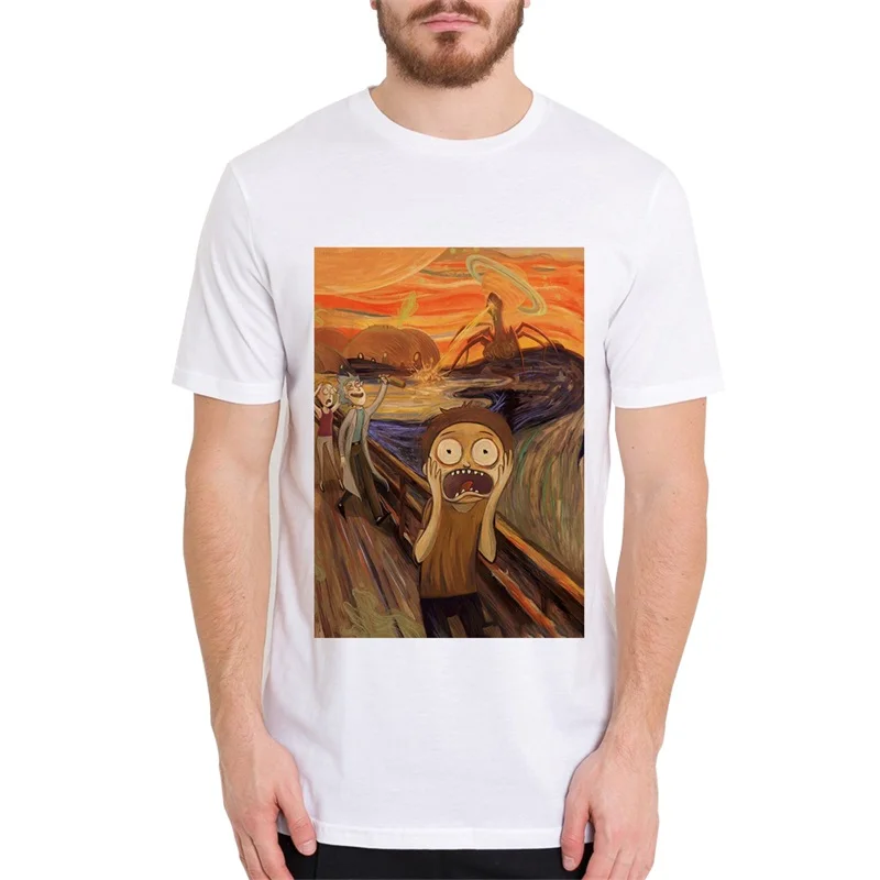 Morty Smith футболка для мужчин Рик и Морти новый аниме комиксы смешные футболки