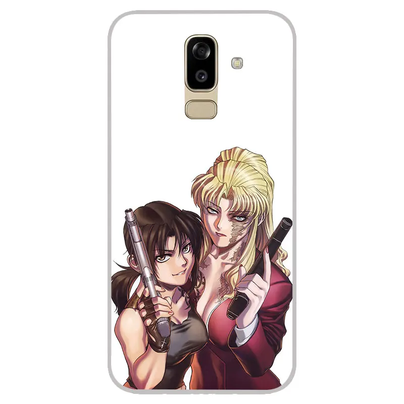 Ботинки в стиле аниме Черная Лагуна матовый Силиконовый чехол для Samsung Galaxy J3 J5 J7 A3