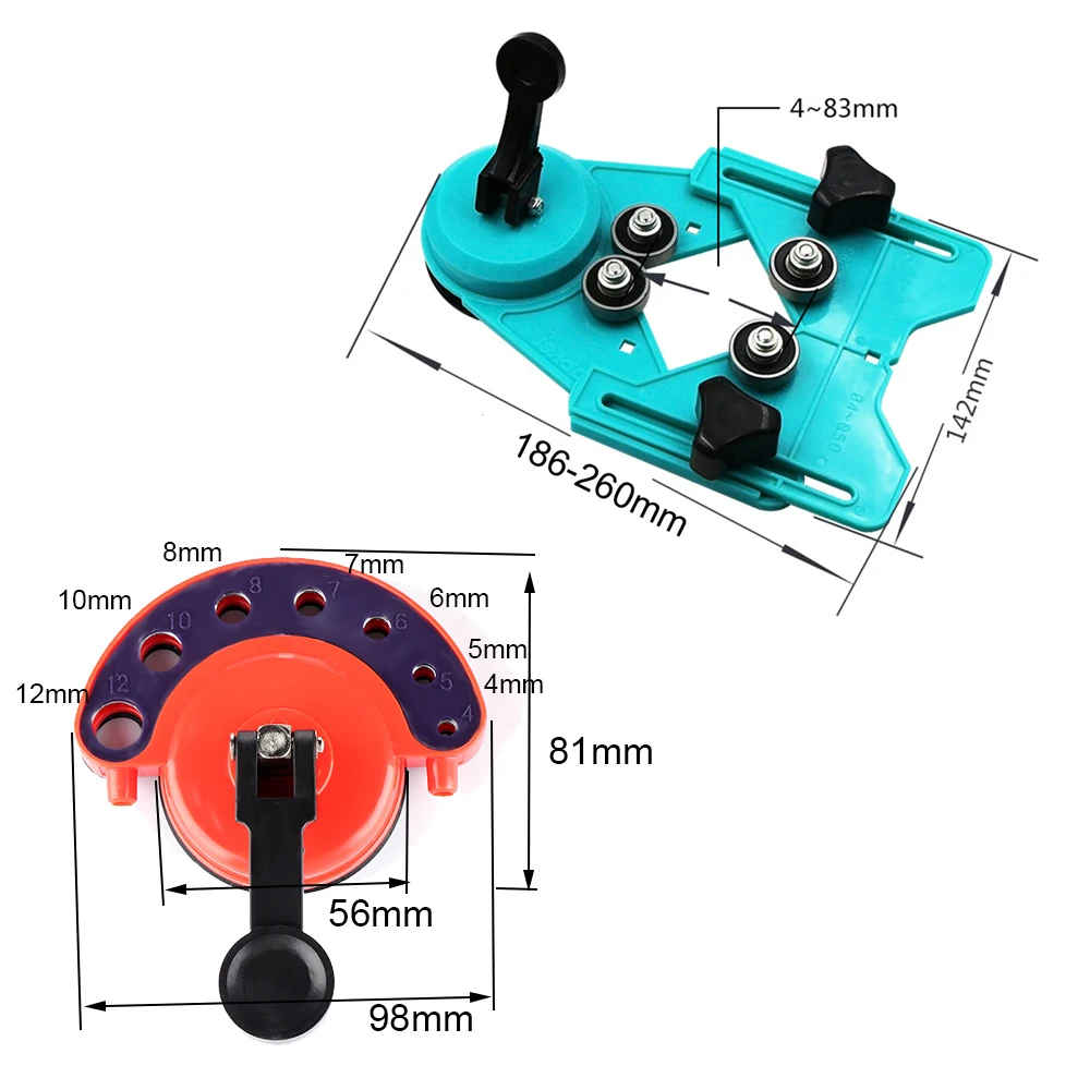 Multifu регулируемое алмазное сверло направляющее для керамического стекла локатор