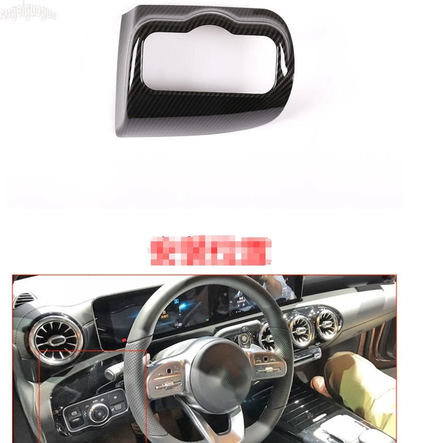 Стайлинг из углеродного волокна ABS для Mercedes Benz A class W177 2019 21 переключатель
