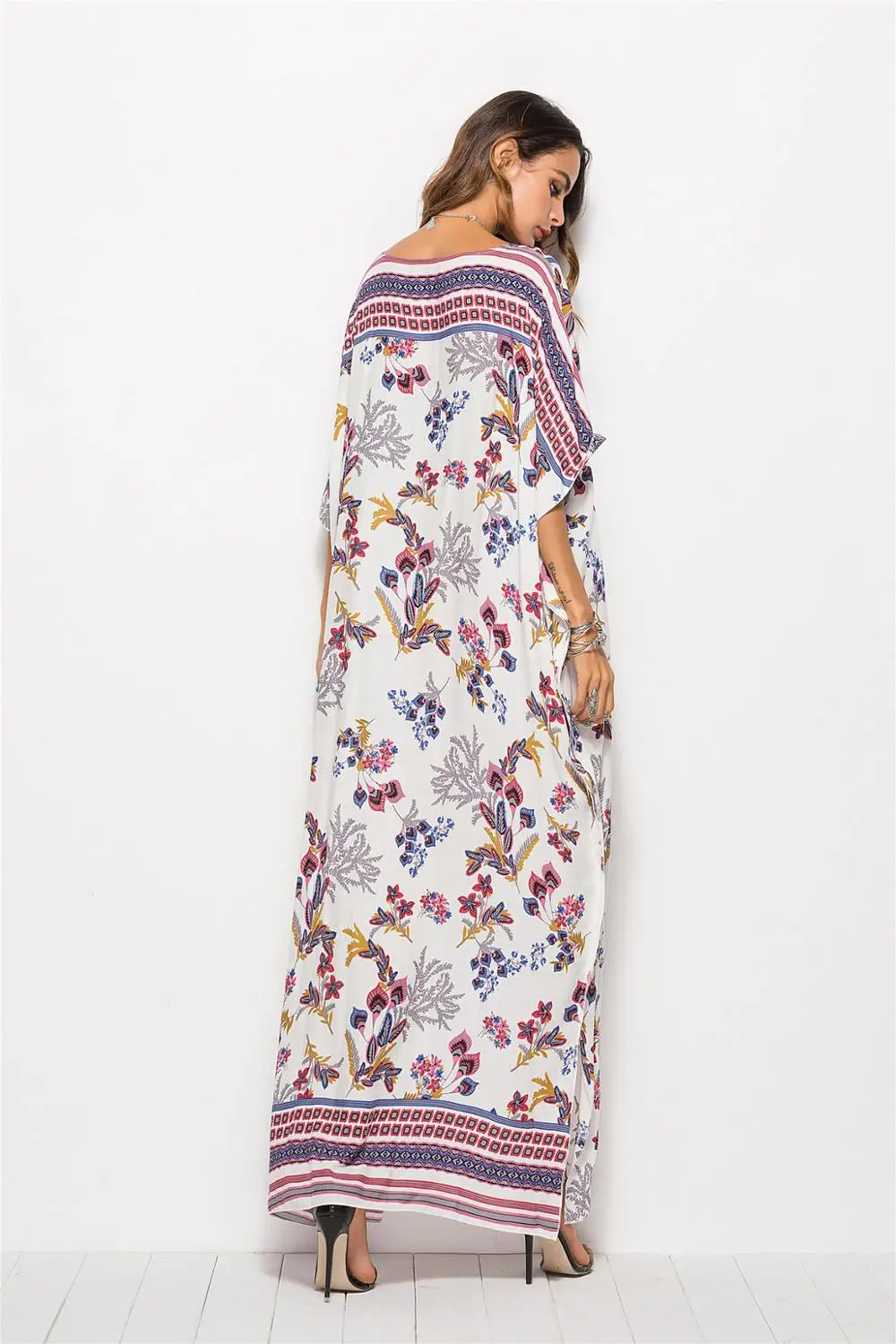 Бикини накидка ИБП пляжное платье Кафтан купальный костюм трендовые Бохо