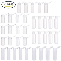 108 pack many kinds plastic squeeze flip cap bottle refillable sample travel bottles for makeup cosmetic toiletries liquid