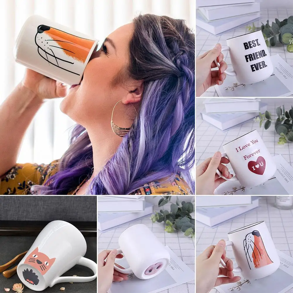 5 шт. смешная Свинья Нос кошка лучший друг любовь сумка наклейка на холодильник