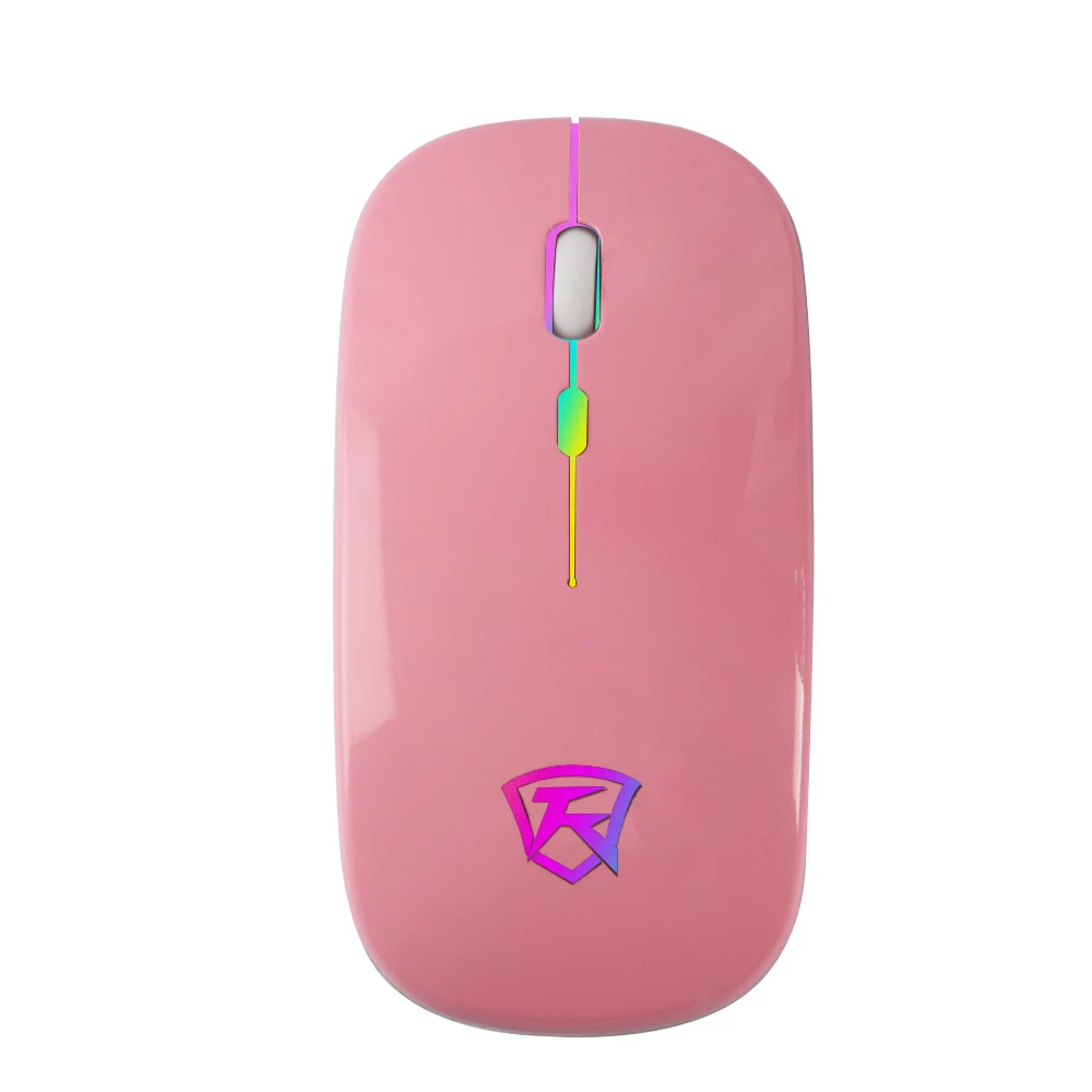 

2.4G Wireless Mouse RGB Gaming Silent Mouse 1600DPI USB Optical Computer Mause Rechargeable Office Mice With LED Backlit For PC