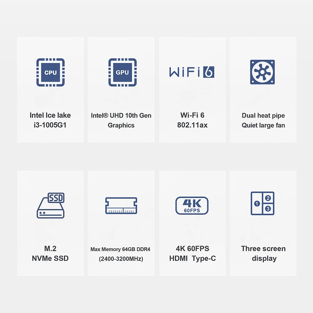 Beelink SEi10 10-го поколения Intel телефон Windows 10 офисный мини-ПК 8 Гб 256 ГБ Bluetooth 5 0 Wifi 6