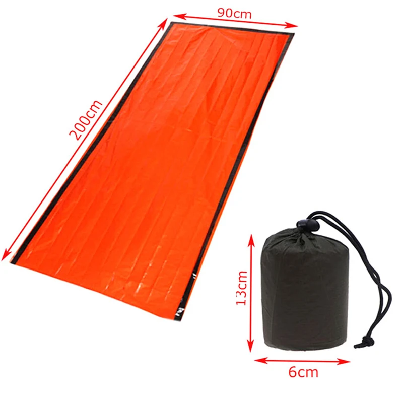 

Camping Sleeping Bag Waterproof Outdoor Emergency Survival with Storage Bag