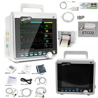 cms6000 patient monitor multi parameters ecg nibp spo2 resp temp pr hr etco2 ibp printer hospital medical vital signs machine