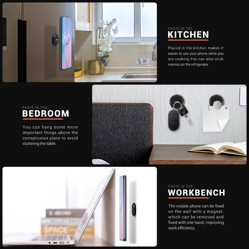 Магнитный автомобильный держатель для телефона TOPK универсальный|Подставки и