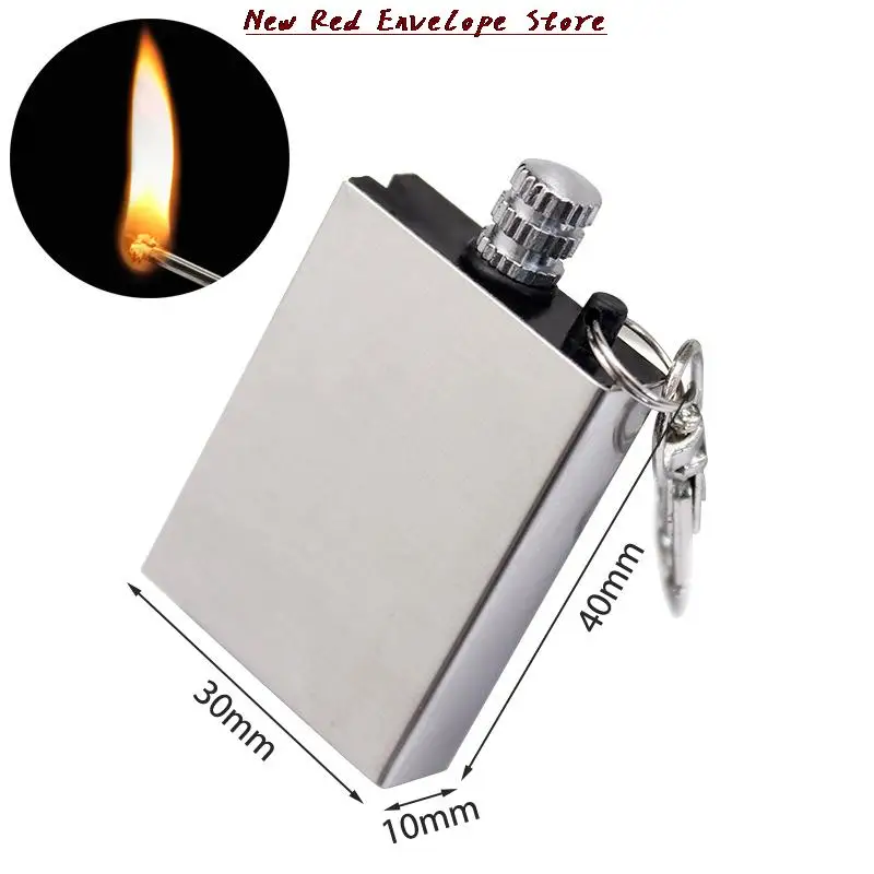 1PC Waterproof Matches Stainless Steel Shell No Fuel Permanent Lighter Accessories Household Item | Дом и сад