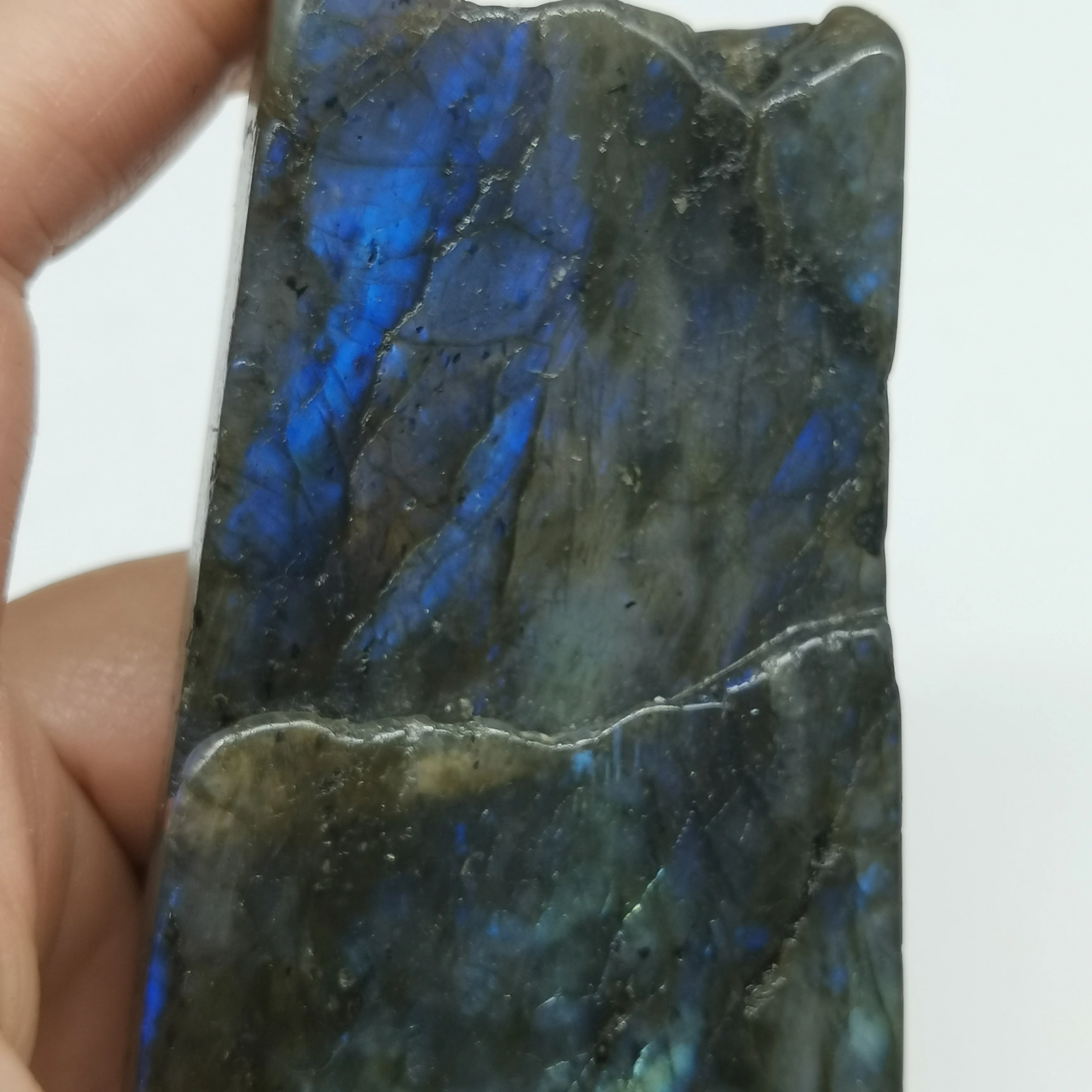 # XT317 (105 г) заживляющий Кристалл красочный камень натуральный Лабрадорит бабочка