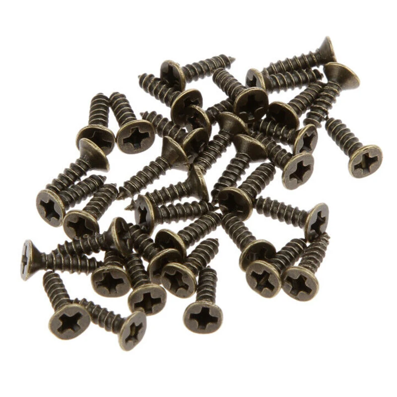 

Wood Lock Latch Gift Clasp Fixing Screw Right hook Accessories 10 set Mini