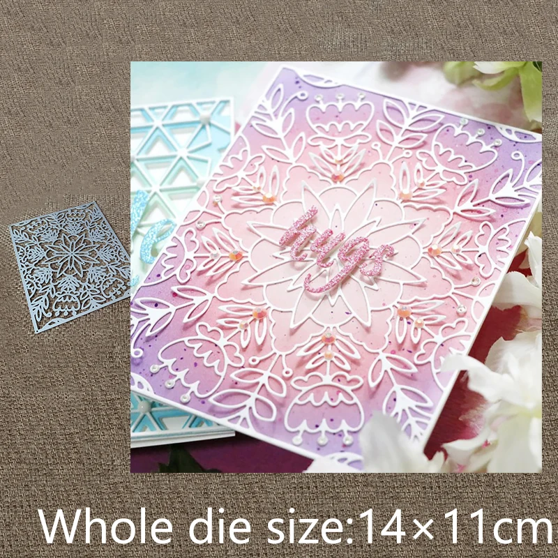 Новый дизайн ремесло металлический трафарет прессформы резки Цветочные рамки