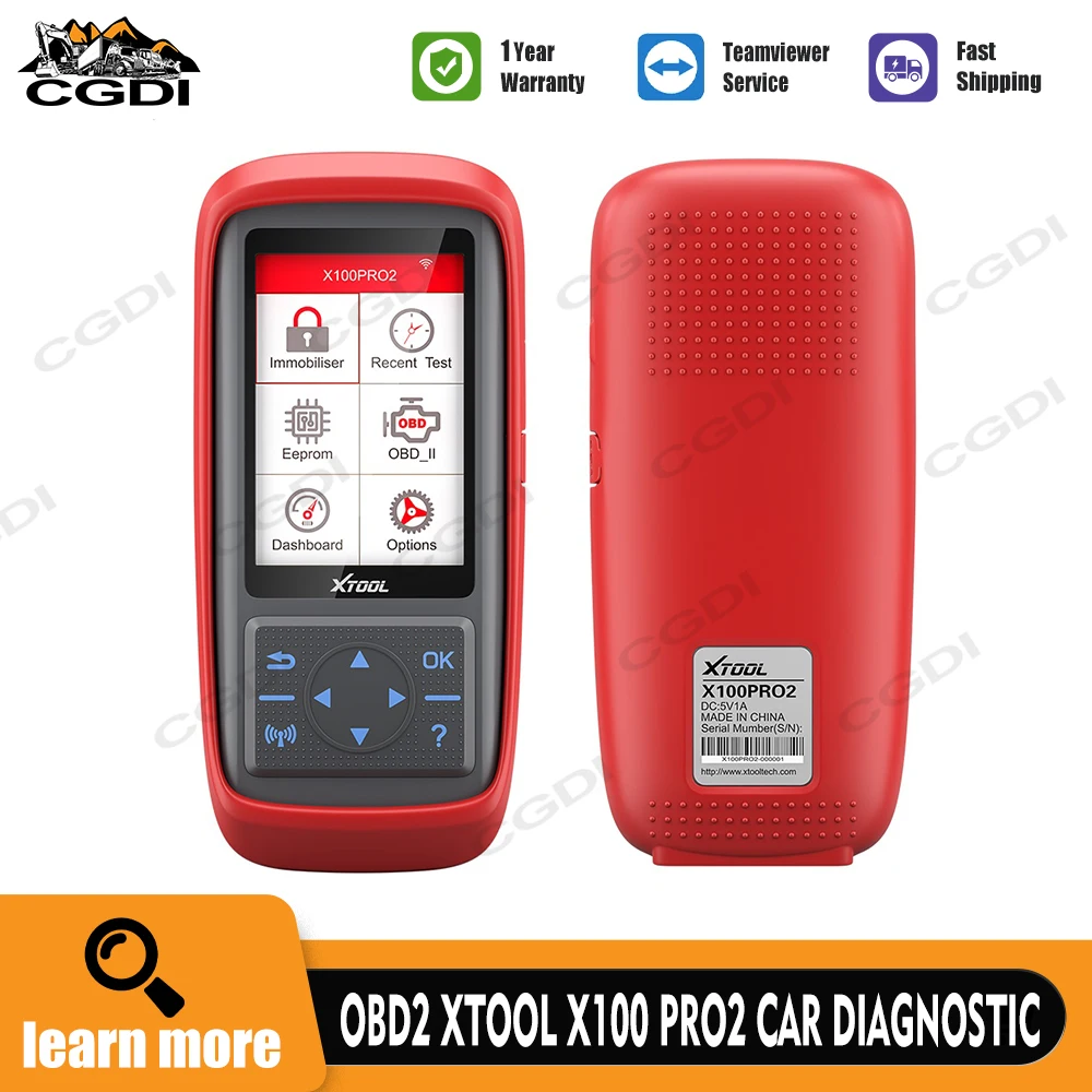 

Автомобильный сканер XTOOL X100 Pro2, ключевой программатор, автомобильный OBD2 считыватель кодов, сканер, Автомобильные диагностические инструмен...