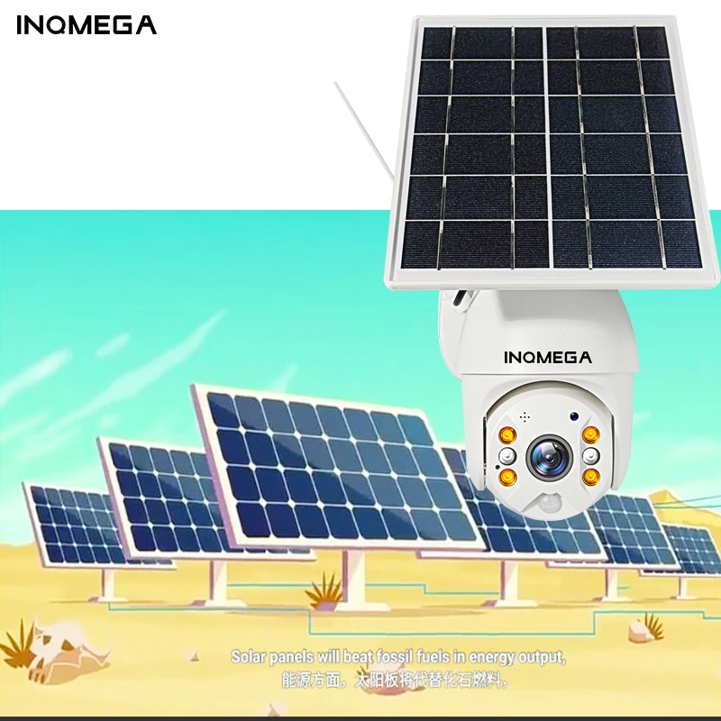 1080P HD Солнечная камера 4G панель наружный мониторинг Водонепроницаемая CCTV Умный