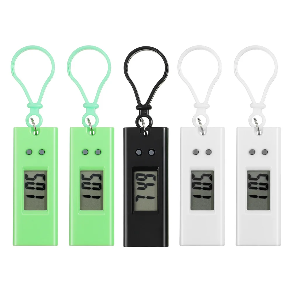 Hemobllo 5 шт. брелок для ключей часы Портативный цифровые детей студентов карманные