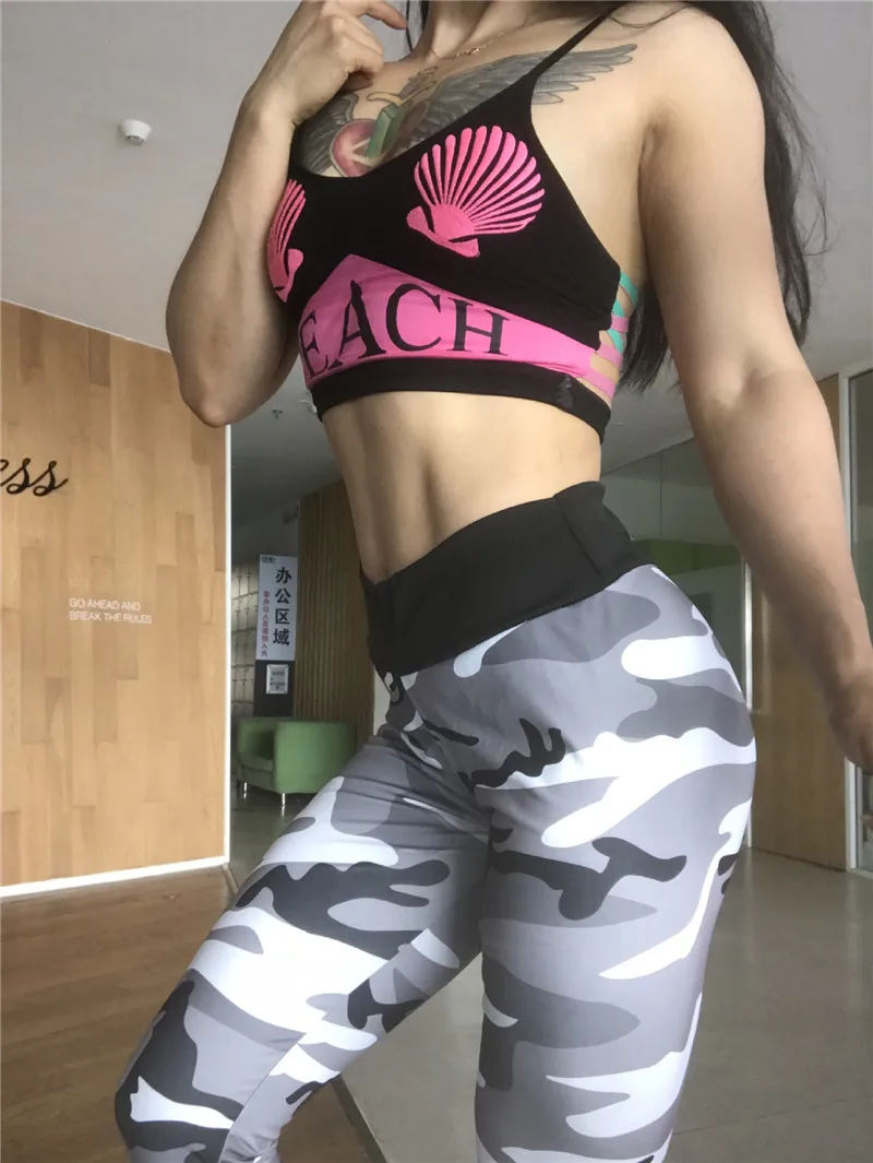 

High Quality Women Leggings High Elastic Skinny Camouflage Legging Summer Quick-Dry Slimming Women Leisure Jegging Pants