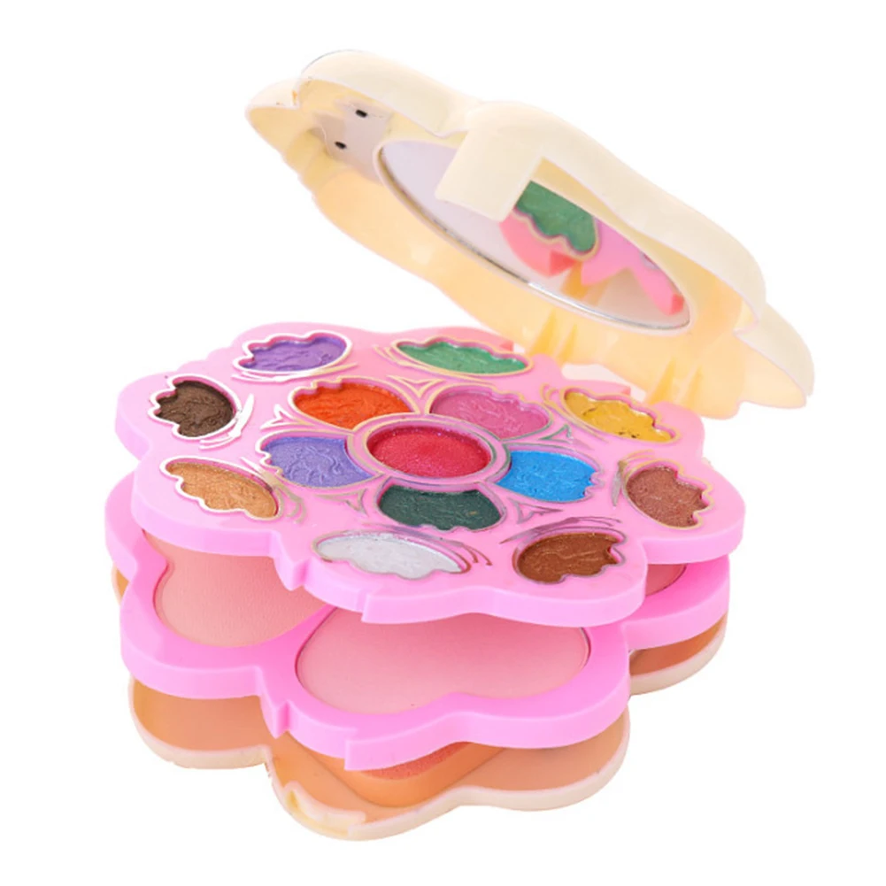 Коробка для макияжа набор прессованных пудры лица хайлайтер пудра блестящая