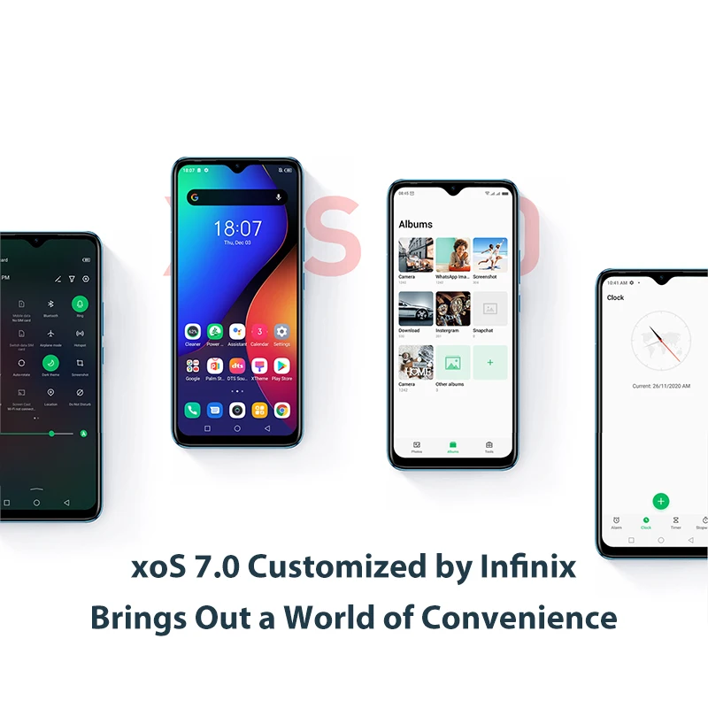 global version infinix hot 10 play 232gb 464gb smart phone 6 82 hd display 6000mah helio g25g35 13mp ai triple camera free global shipping