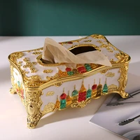 imuwen acrylic tissue box european castle paper rack office table accessories home office ktv hotel car facial case holder