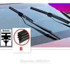 Бесплатная доставка щетка стеклоочистителя для лобового стекла автомобиля вставка резиновая полоса (сменная) для ACURA TSX MDX RDX RSX Integra TLX TL RL автомобильные аксессуары