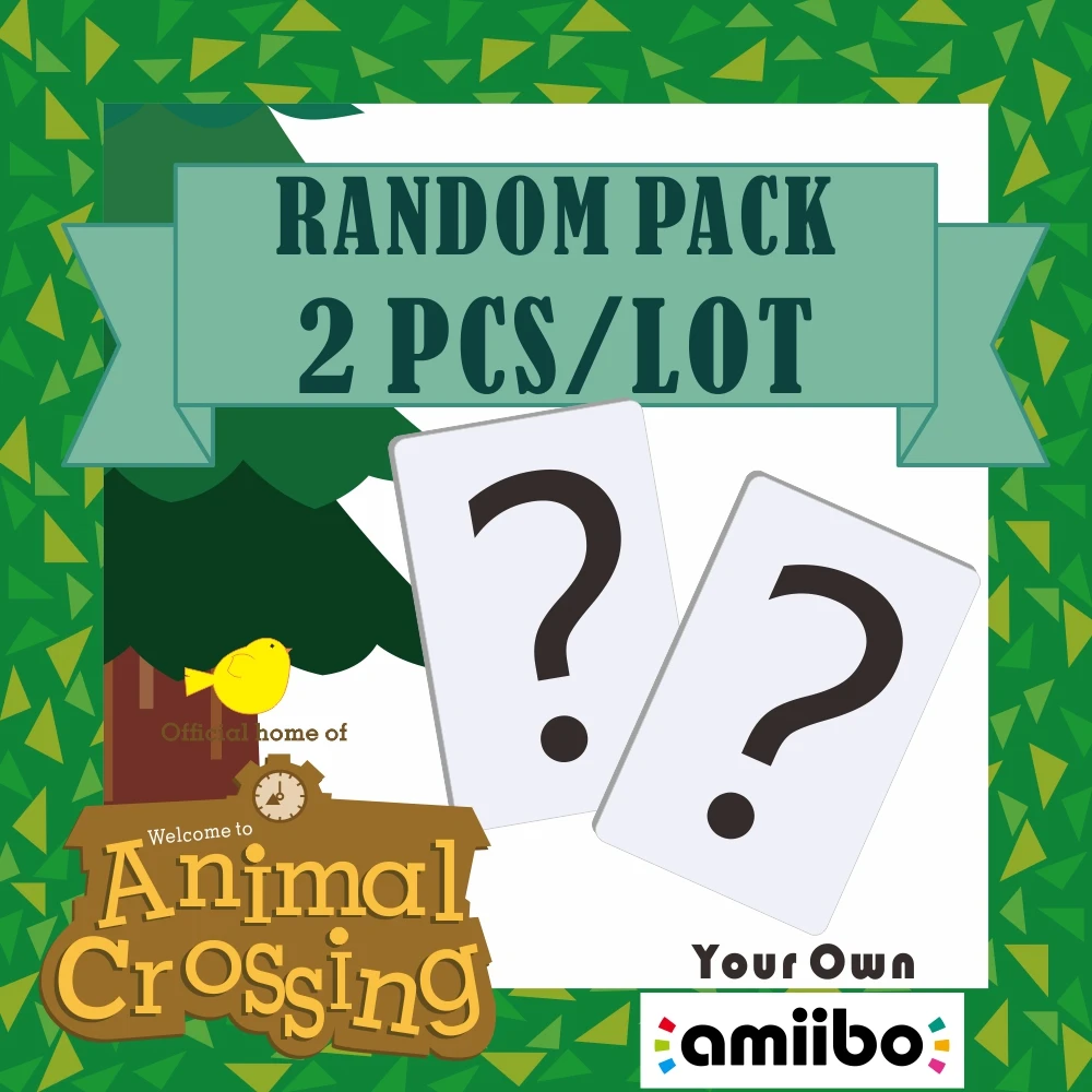 Случайная Доставка 2шт карточка для скрещивания животных Amiibo карта NS игровой