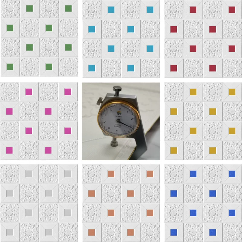

Brick Foam Panels 3D Wall Stickers Self-adhesive DIY Embossed Stone Wallpaper Home Decor Living Room Kitchen Decoration
