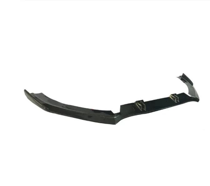 Сплиттер для губ переднего бампера из углеродного волокна диффузор спойлер с