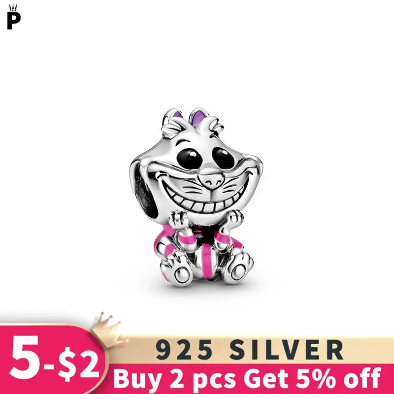 

Бусина-Шарм «кошка» из серебра 925 пробы для браслета