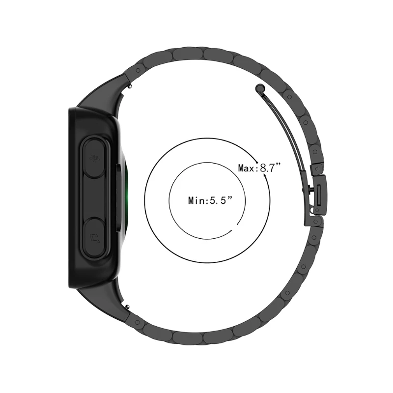 

Compatible with Forerunner 35/30, Stainless Steel Metal Replacement Watch Strap X7JB