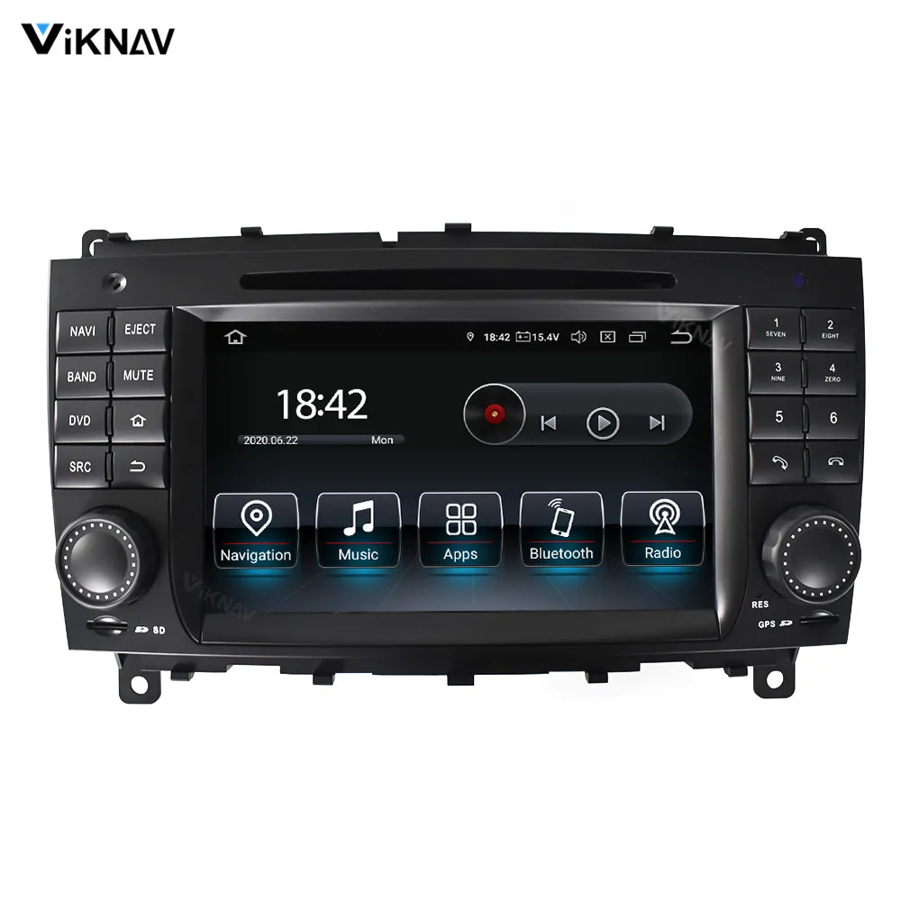 

2 din android car radio for Benz CLK W209 CLS W219 2004-2012 car audio stereo multimedia player GPS navigation auto stereo