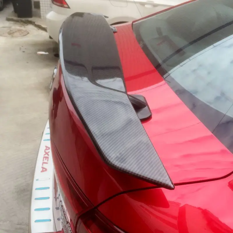 Задний спойлер из углеродного волокна для Mazda 3 Axela sedan 4 door 2014 +