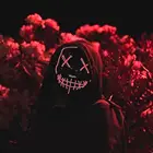 Космак Хэллоуин смешанных цветов Светодиодная маска для вечеринки маскарадные маски неоновые маски светлые бриллиантовые маски светящаяся маска