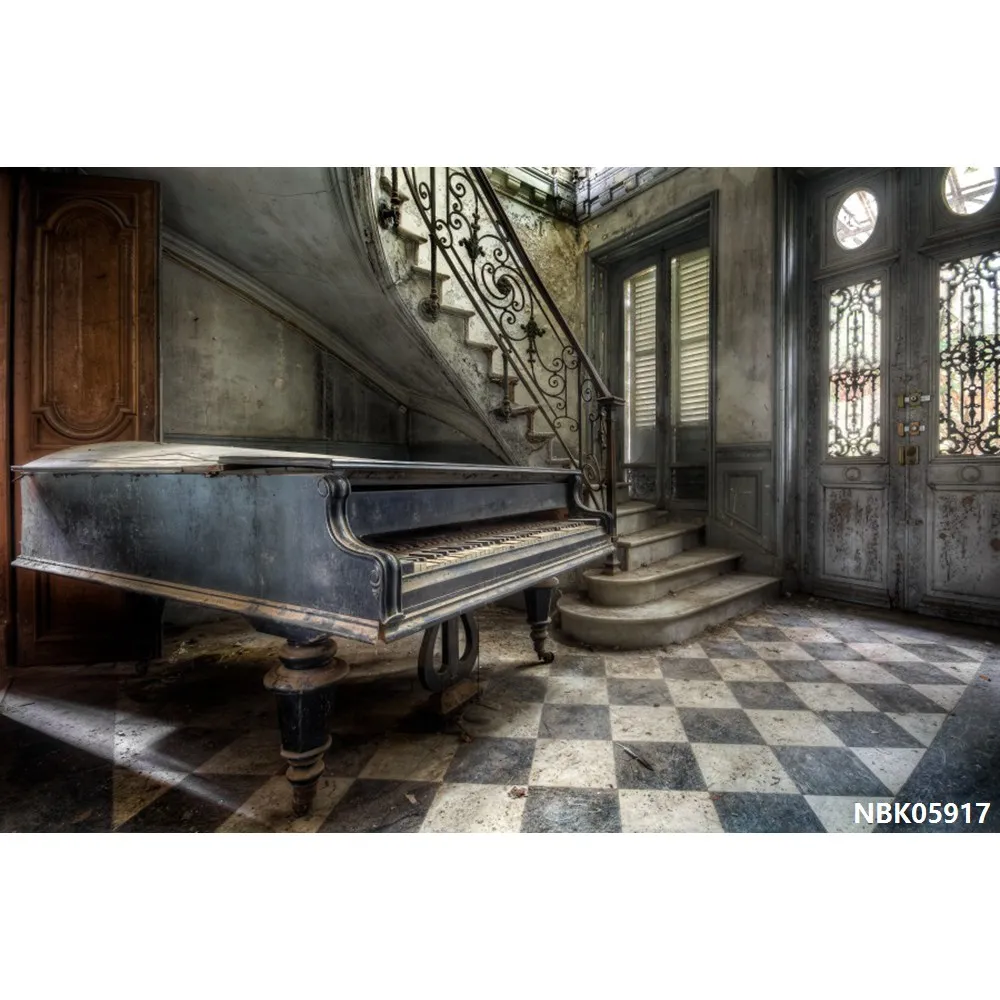 Laeacco Palace Interior Stairs Lamp Pillar Decoration Photography Backgrounds Customized Photographic Backdrops For Photo Studio - Цвет: NBK05917