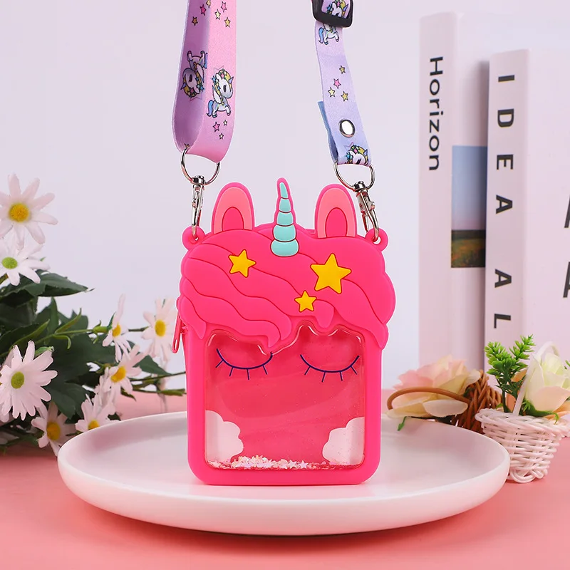 UNIHIGH Fashion Backpack little cute trendy girl cartoon mommy bag net red silicone children's bag new messenger baby bag