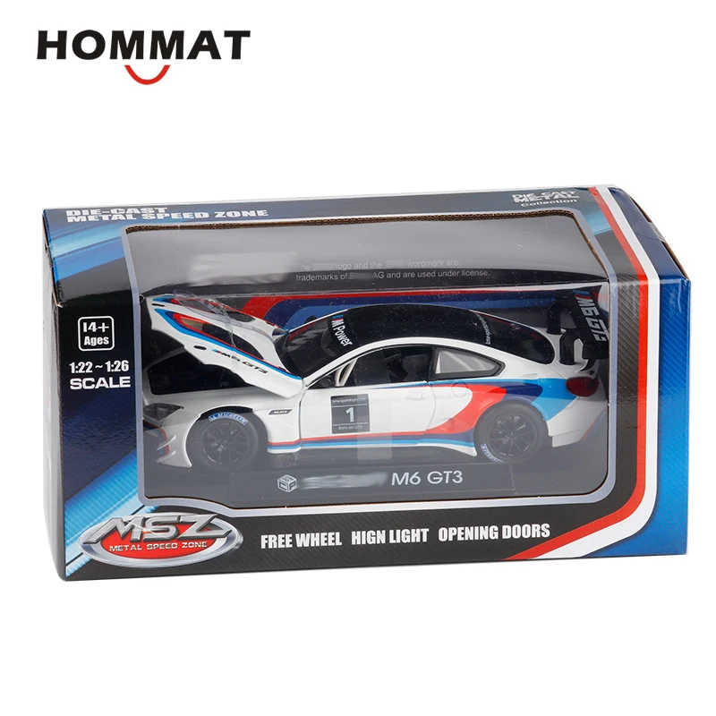 HOMMAT 1/24 масштаб M6 GT3 металлический сплав гоночная модель автомобиля 1:24 Diecasts &amp Toy