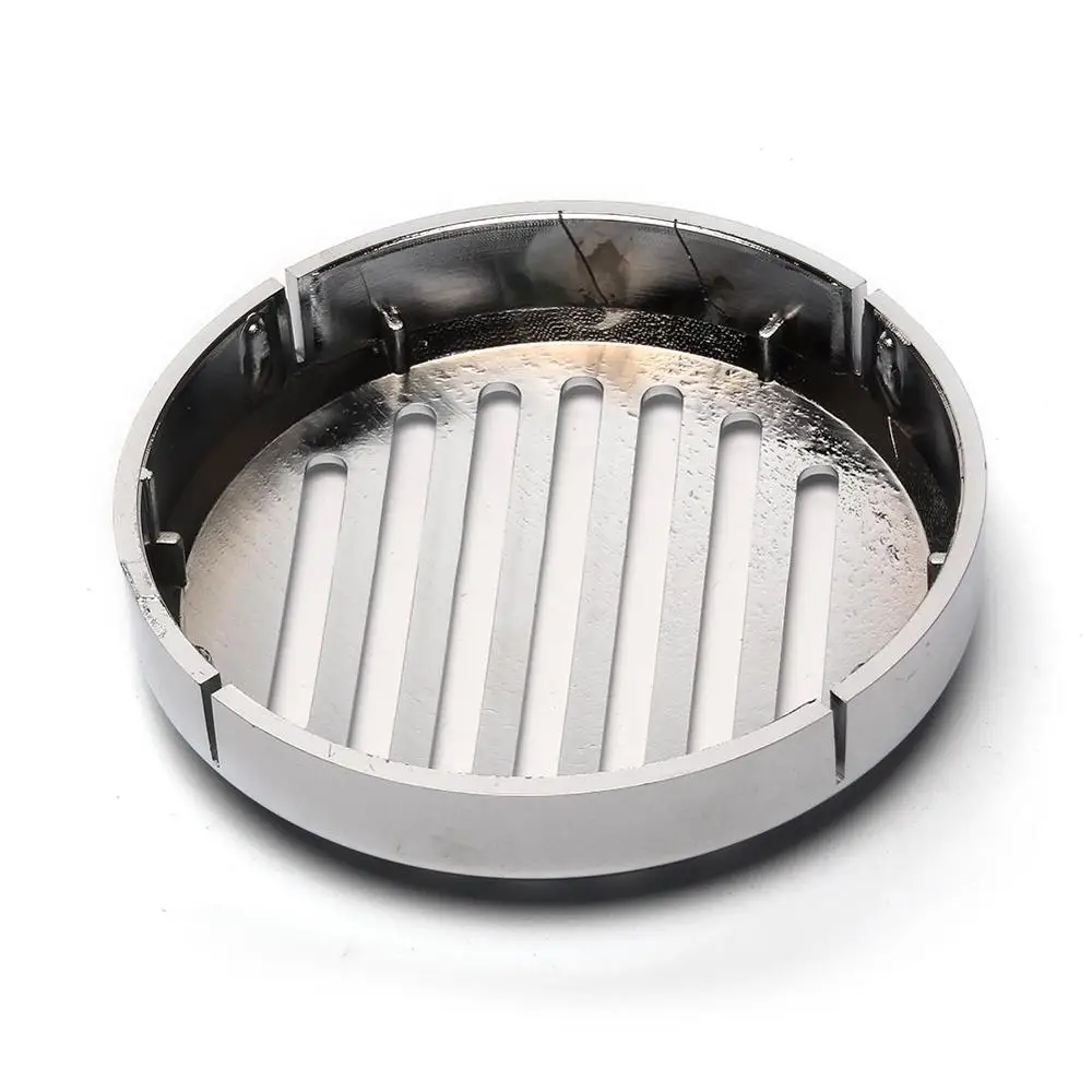 Бесплатная доставка хромированная круглая шлицевая решетка для мотоцикла