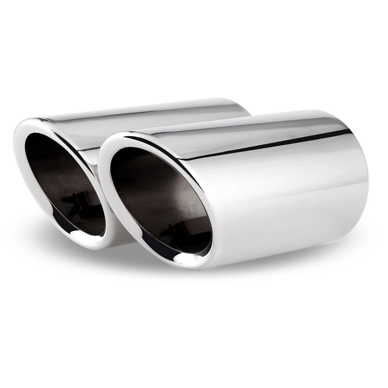 Выхлопная труба для автомобиля 2 шт. выхлопная Tiguan mk2 Модифицированная из