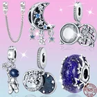 Женский браслет из серебра 925 пробы, с подвеской Sta War