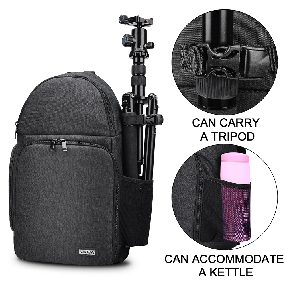 Camera Multi-functional Bag Waterproof DSLR Photo For Canon 200d 4000d m50 Backpack Nikon d3500 Sony a6000 | Электроника