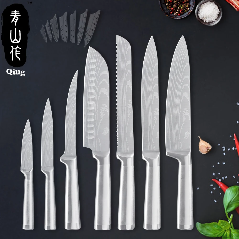 Набор кухонных ножей из нержавеющей стали XYj универсальный Мультитул сантоку для