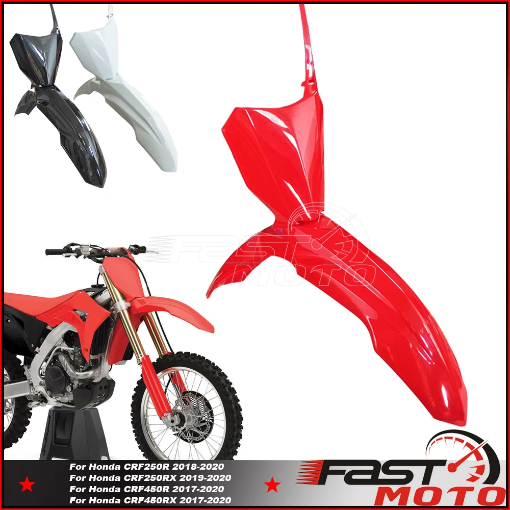 Переднее пластиковое крыло с номерным знаком обтекатель для HONDA CRF250R 18-20 CRF250RX CRF 450R